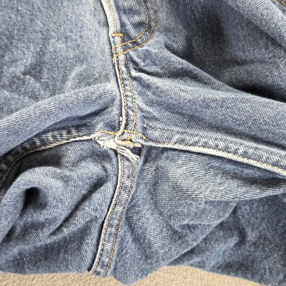 VTG Levis 501 Jeans Mens Blue Medium Wash Regular Straight Button Fly Fits 32x30